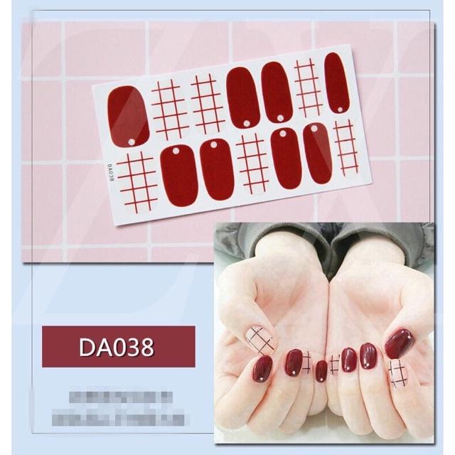 Set dán móng tay Nails dán nghệ thuật nhiều màu - có ngay bộ móng đẹp trong 5 phút (Nail wraps / Nail stickers) CAM02