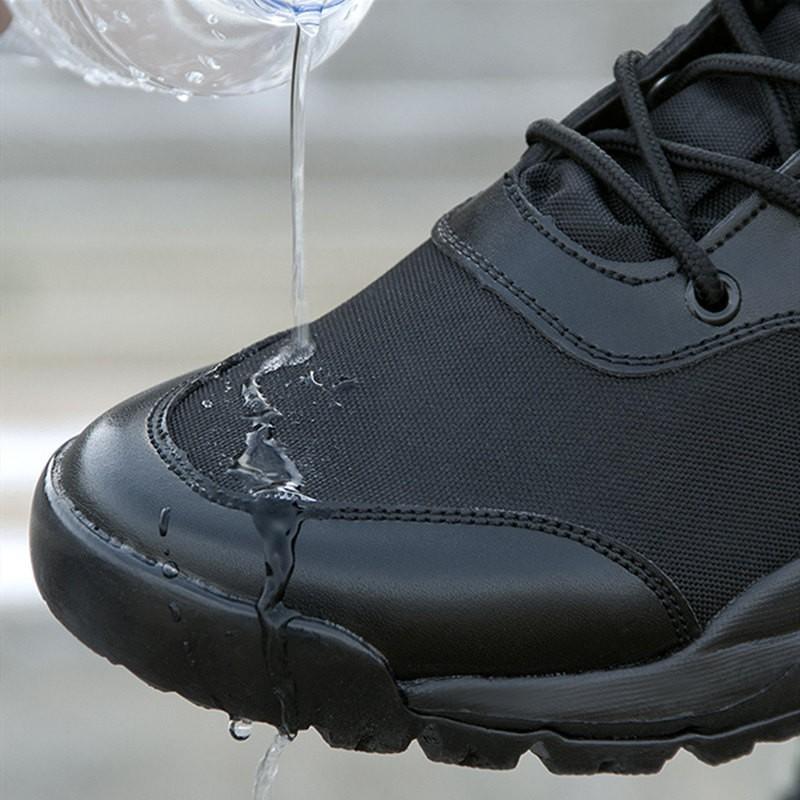 Khóa đào tạo mùa hè Khởi động nam giới Phụ nữ Leo lên đào tạo hạng nhẹ Boots Boots ngoài trời đi bộ đường dài. Color: Black Canvas Shoe Size: 38
