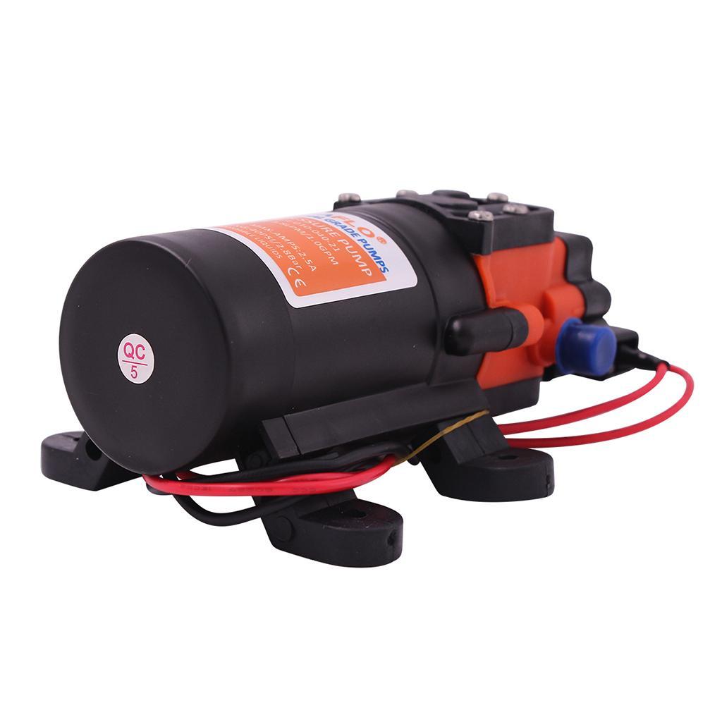 24V Water Pressure Pump 35PSI 1.2 GPM Diaphragm Pump Parts