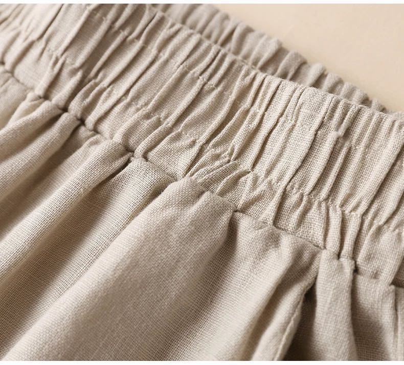 Quần suông ống rộng nam nữ chất liệu linen thời trang cao cấp Đũi Việt