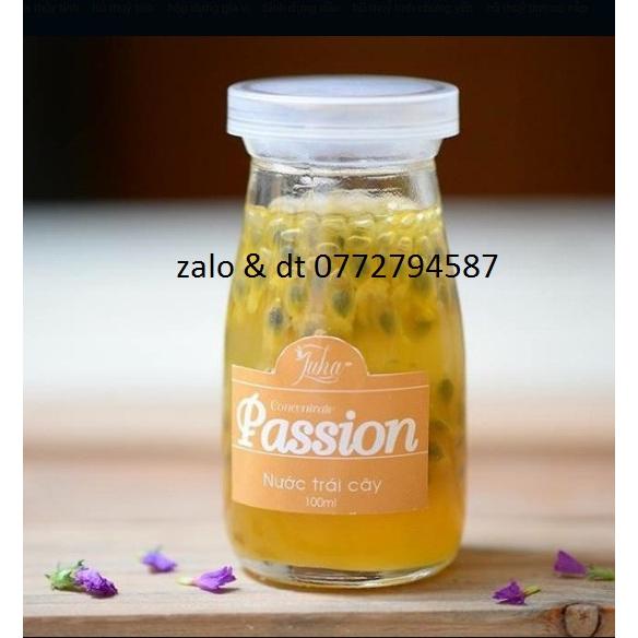 Combo 06 Hũ Pudding cao 100ml , 200ml nắp nhựa | Hũ Sữa Chua Thủy Tinh