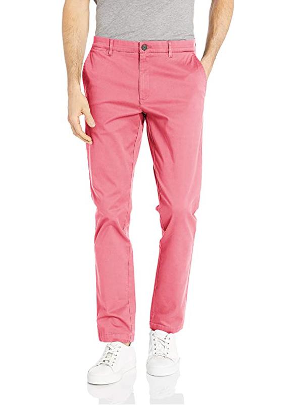 Quần Kaki Nam Goodthreads Men's Skinny-Fit Washed Comfort Stretch Chino Pants Washed Red - SIZE 29