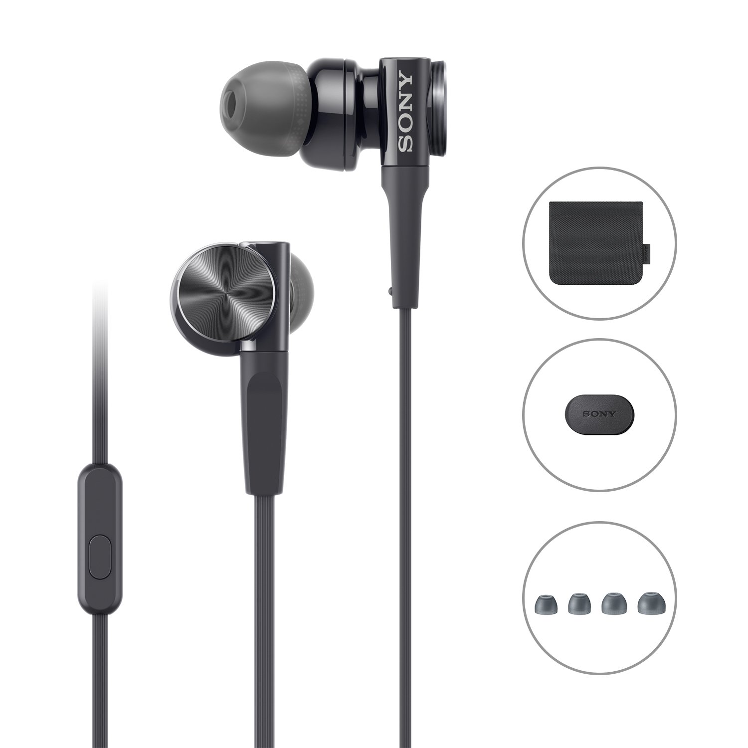 Tai nghe Có Dây Sony Extra Bass MDR-XB75AP - hàng chính hãng