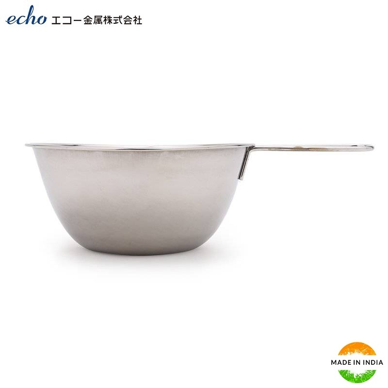 Tô inox có tay cầm Echo Metal Ø13cm - Hàng nội địa Nhật Bản nhập khẩu chính hãng