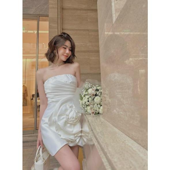 ĐẦM ÔM BODY XOẮN HOA ĐI TIỆC SANG TRỌNG