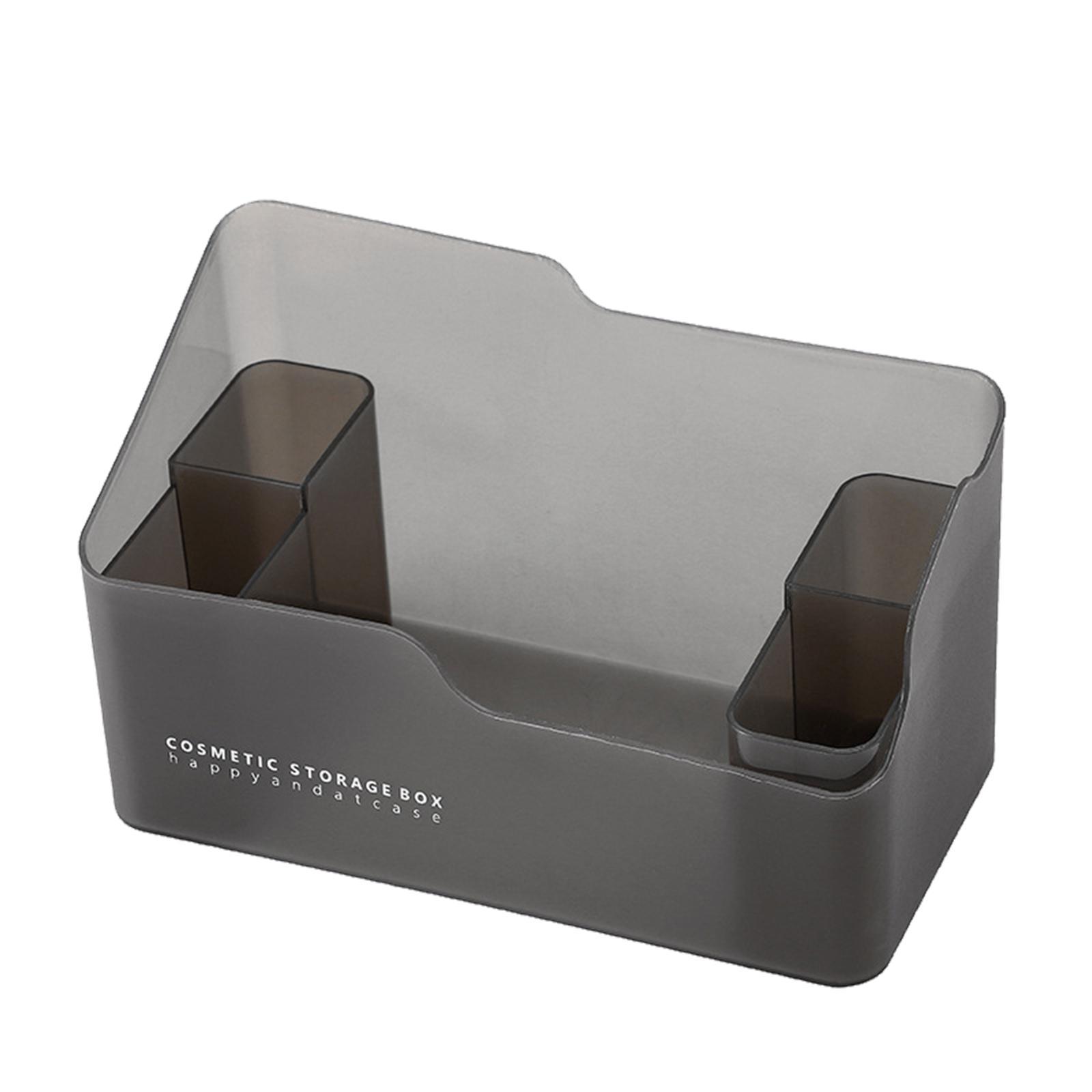 Cosmetics Organizer Makeup Box Jewelry Storage for Perfume Remote Control White