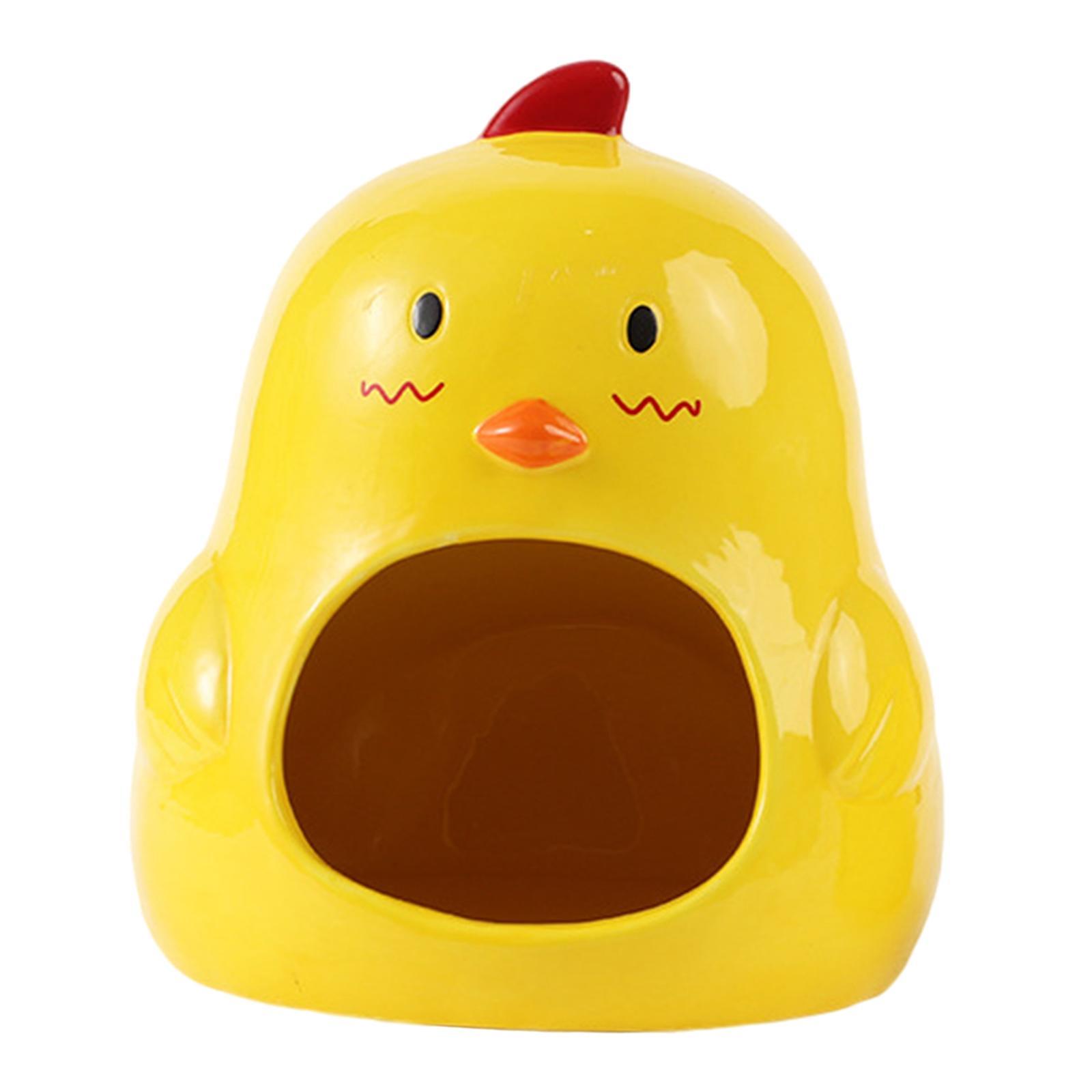 Ceramic Hamster House Hut Cave Cage Summer Cool Small Animals Mini Bed