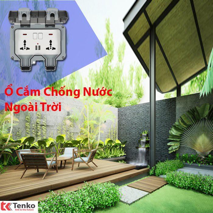 Chống Nước Tuyệt Đối - Mặt Che Mưa Chống Nước Tiêu Chuẩn IP66 Hàng Cao Cấp Tenko IP66CN