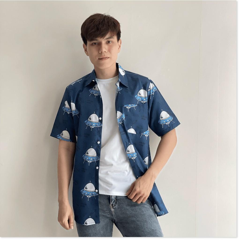 ÁO SƠ MI NAM NỮ,THIẾT KẾ HỌA TIẾT SIÊU NGẦU,CHẤT LIỆU VÃI THOÁNG MÁT THỜI TRANG VINA 1HIT FASHION
