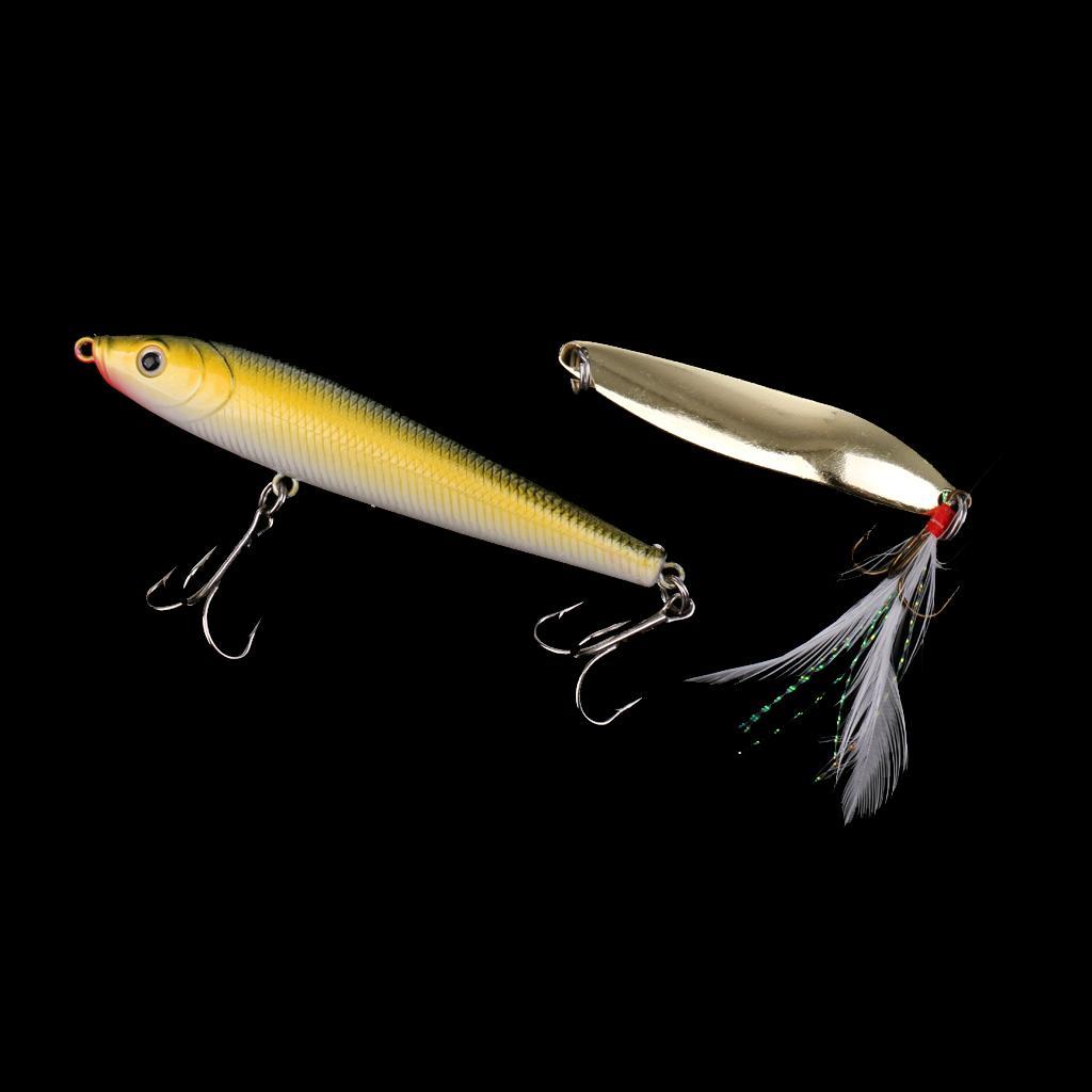 106Pcs/lot Fishing Lure Kit Soft&Hard Lures Spoon Baits Fishing Accessories