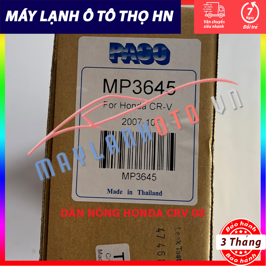 Dàn nóng Honda CRV 2008 Hàng xịn Thái Lan