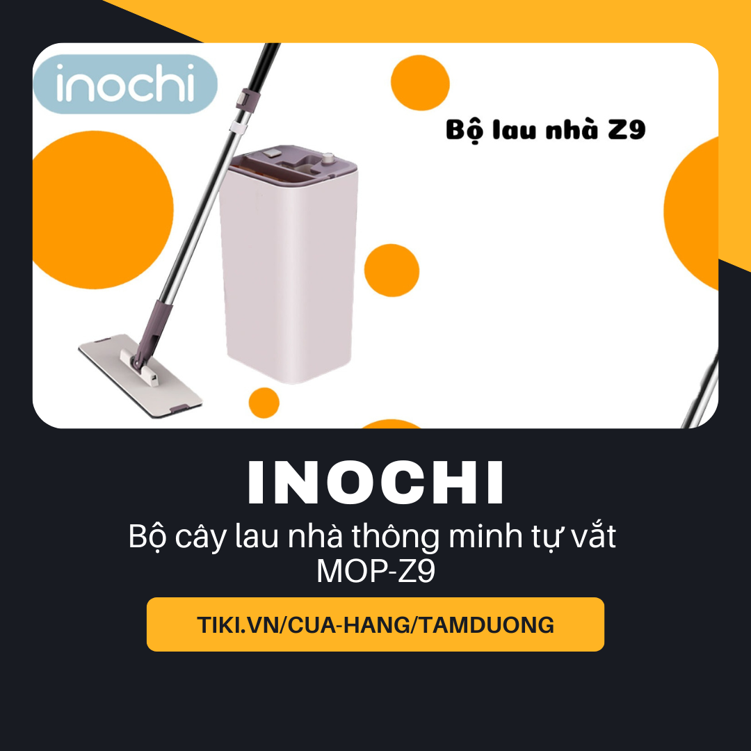 Bộ cây lau nhà thông minh tự vắt Inochi MOP-Z9