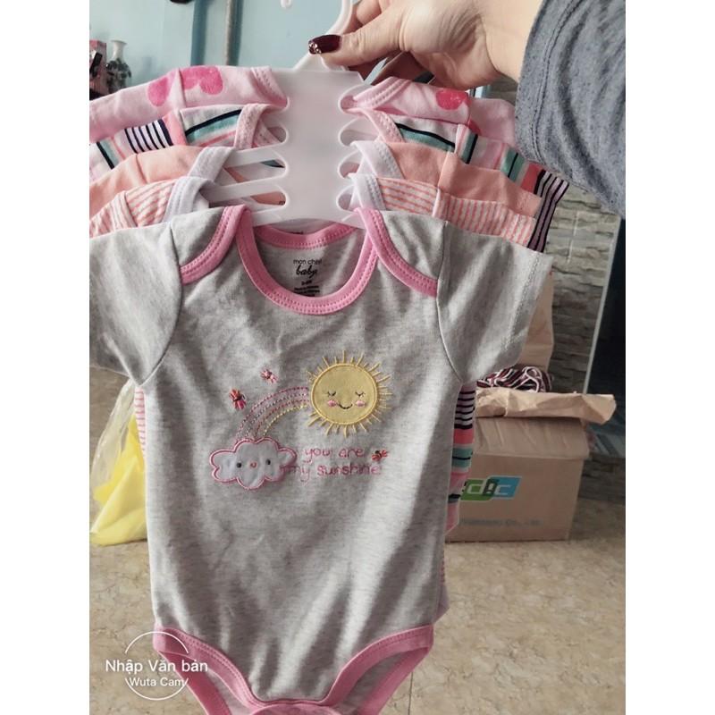 Body suit - Body chip cộc tay chuẩn BELITI cho bé trai bé gái từ 3-11kg