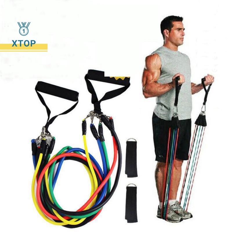 Dây Ngũ Sắc Tập Gym Đa Năng Full Body - Dây Kháng Lực Tập Gym, Dụng Cụ Tập Gym Tại Nhà