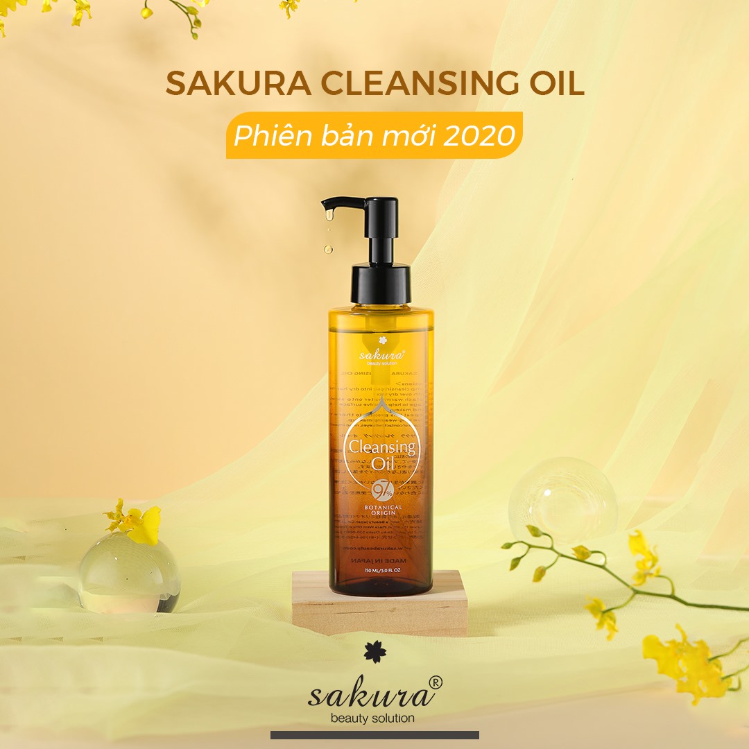 Dầu tẩy trang Sakura Cleansing Oil (150ml)