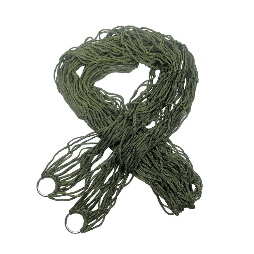 Du Lịch Võng Cắm Trại Võng Ngoài Trời Thể Thao Võng Xanh Dương Phối Lưới Nylon Ngủ Kèm Móc Treo Cho Sân Vườn Bãi Biển Cắm Trại