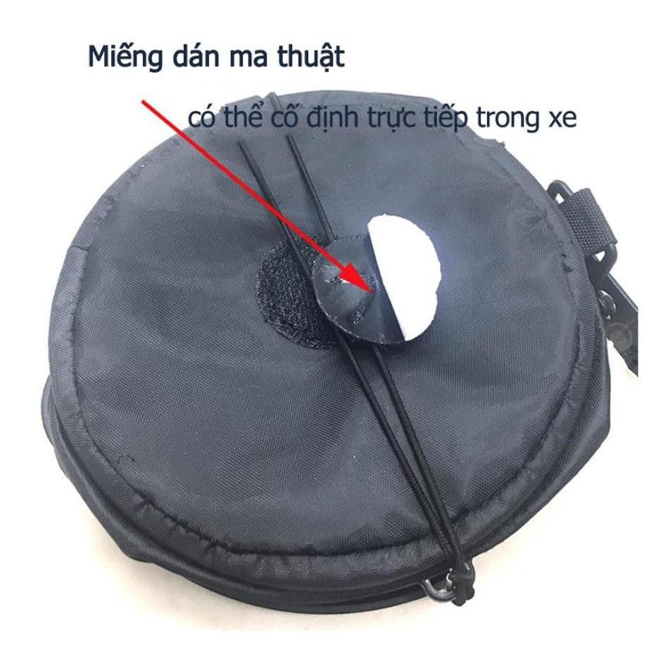 Thùng đựng rác trên xe ô tô có thể gấp lại được - Home and Garden