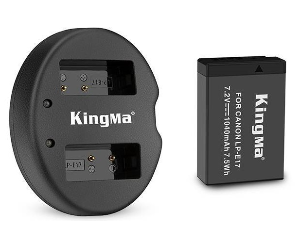 Combo 2 pin 1 sạc đôi Kingma LP-E17 hàng chính hãng.