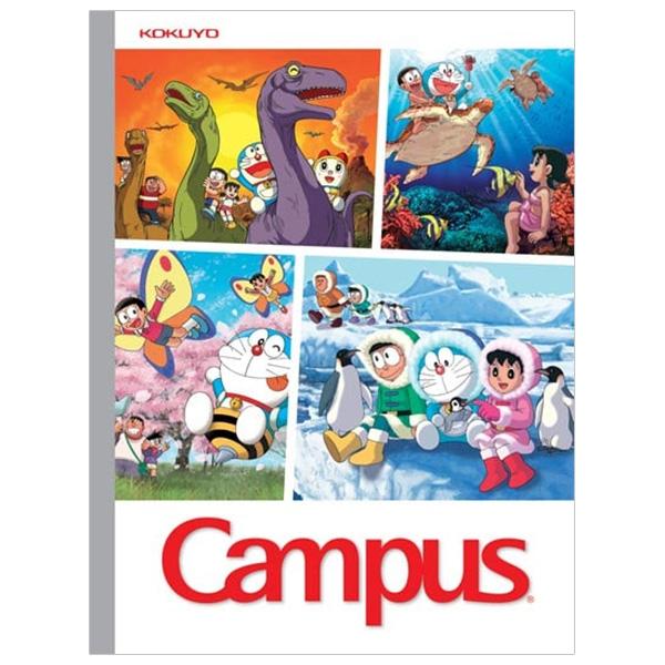 Combo 5 Tập Doraemon Wonderland - A5 4 Ô Ly 96 Trang ĐL 120g/m2 - Campus NB-ADWL96 (Mẫu Màu Giao Ngẫu Nhiên)