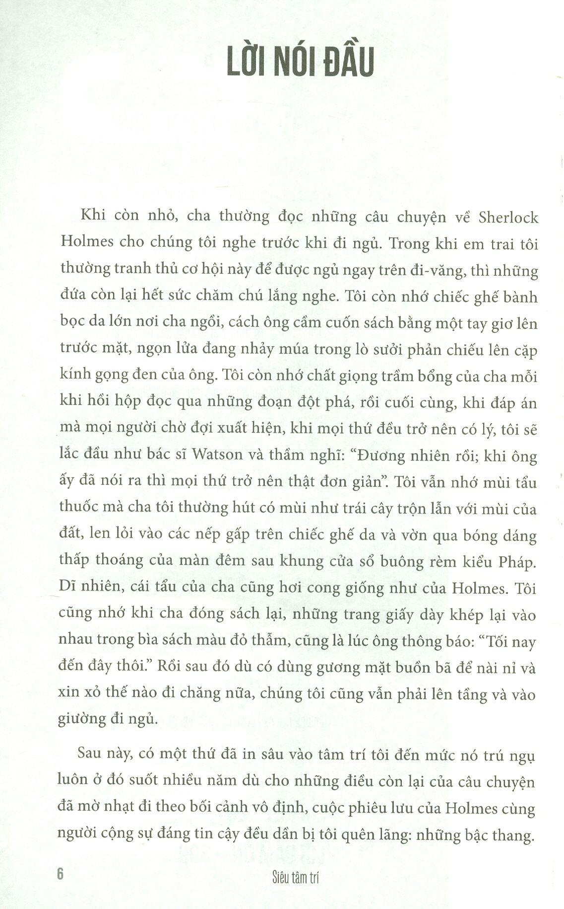 SIÊU TÂM TRÍ - Học Cách Suy Nghĩ Như Sherlock Holmes