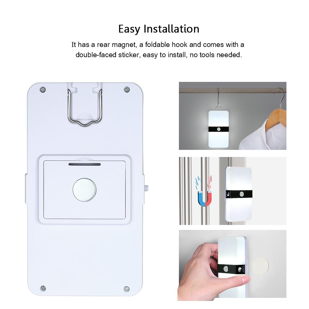 Đèn ngủ không dây từ tính,cảm biến chuyển động chạy bằng pin