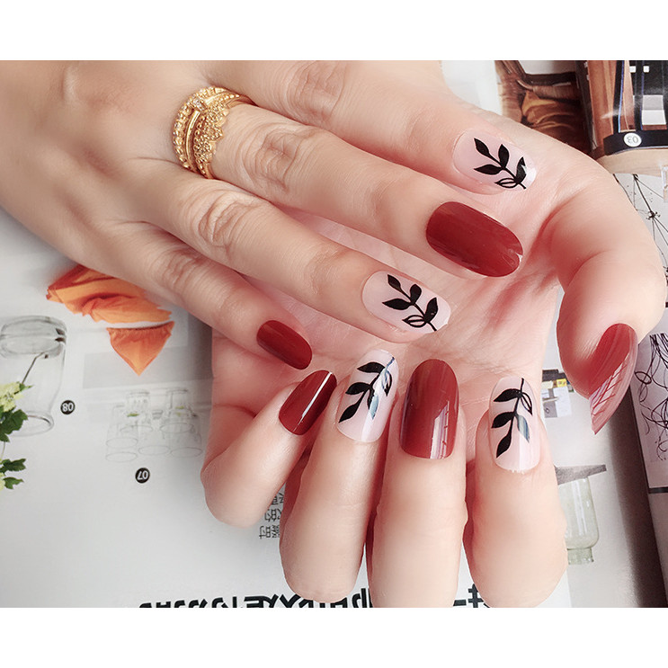 Bộ 24 móng tay giả nail thơi trang như hình