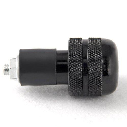 Black Universal Motorcycle Double Bar End for Handlebar 7/8" 22mm