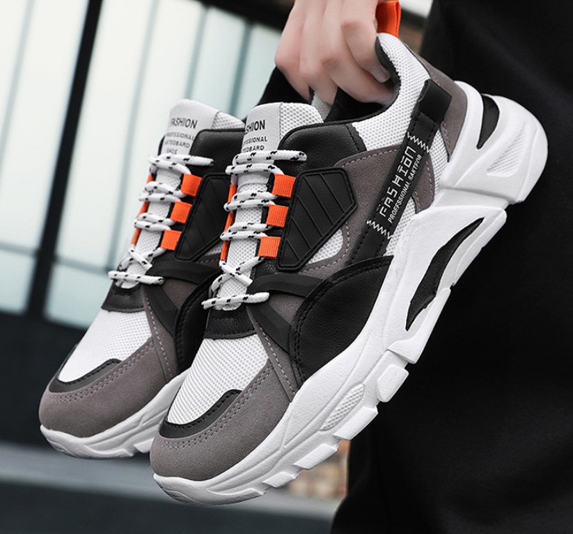 Giày nam tăng chiều cao - giày sneaker nam phong cách Hàn Quốc, chất đẹp, dễ phối đồ QA - 344