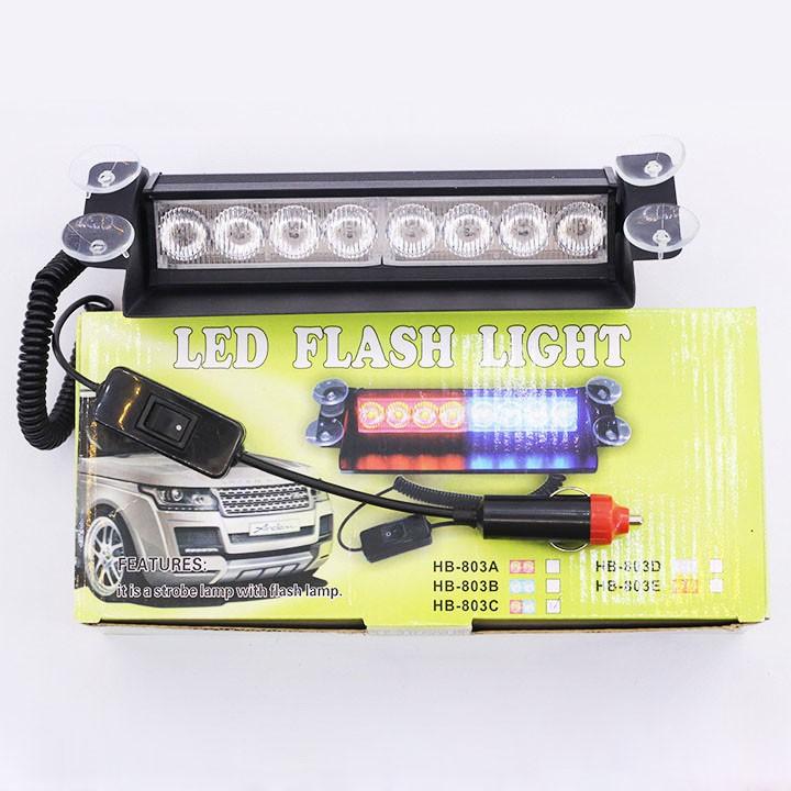 Đèn Led Chớp Nháy Xanh Đỏ 12V Màu Đen