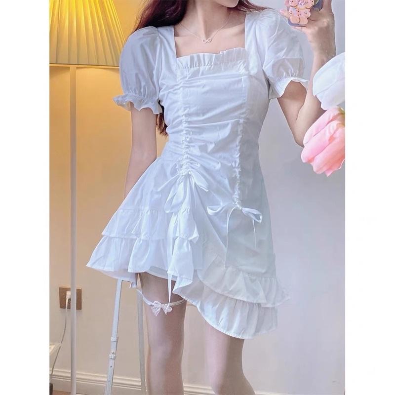 Đầm cổ u BRIE CLOTHING rút 2 bên
