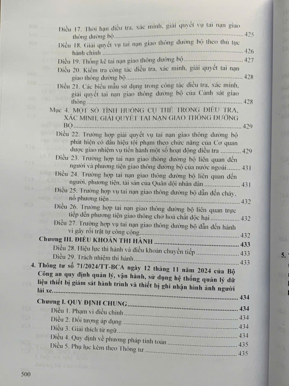 Luật Trật tự an toàn giao thông đường bộ - Hệ thống văn bản quy định chi tiết thi hành