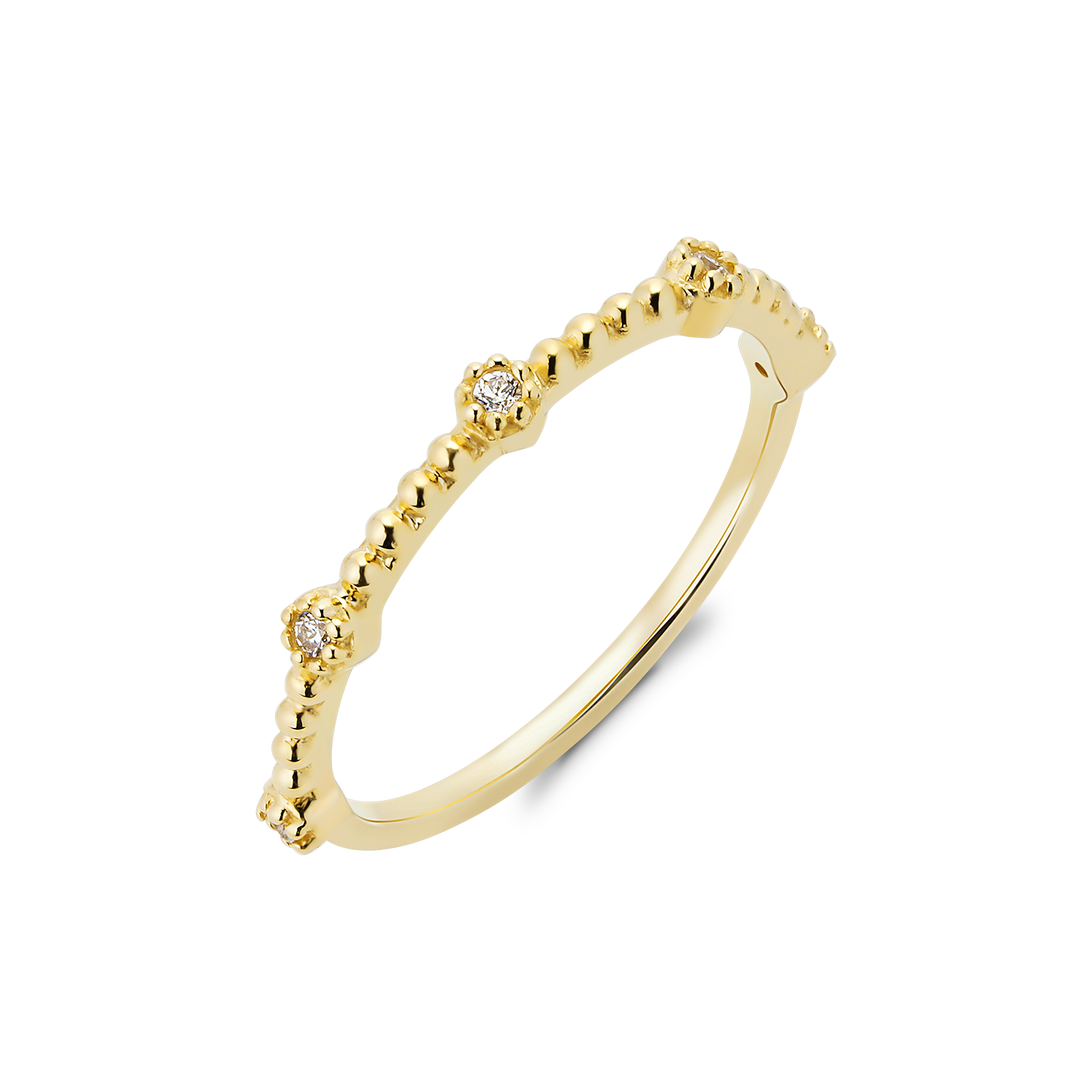 Nhẫn Nữ Vàng Tây 14k NLF443 Huy Thanh Jewelry