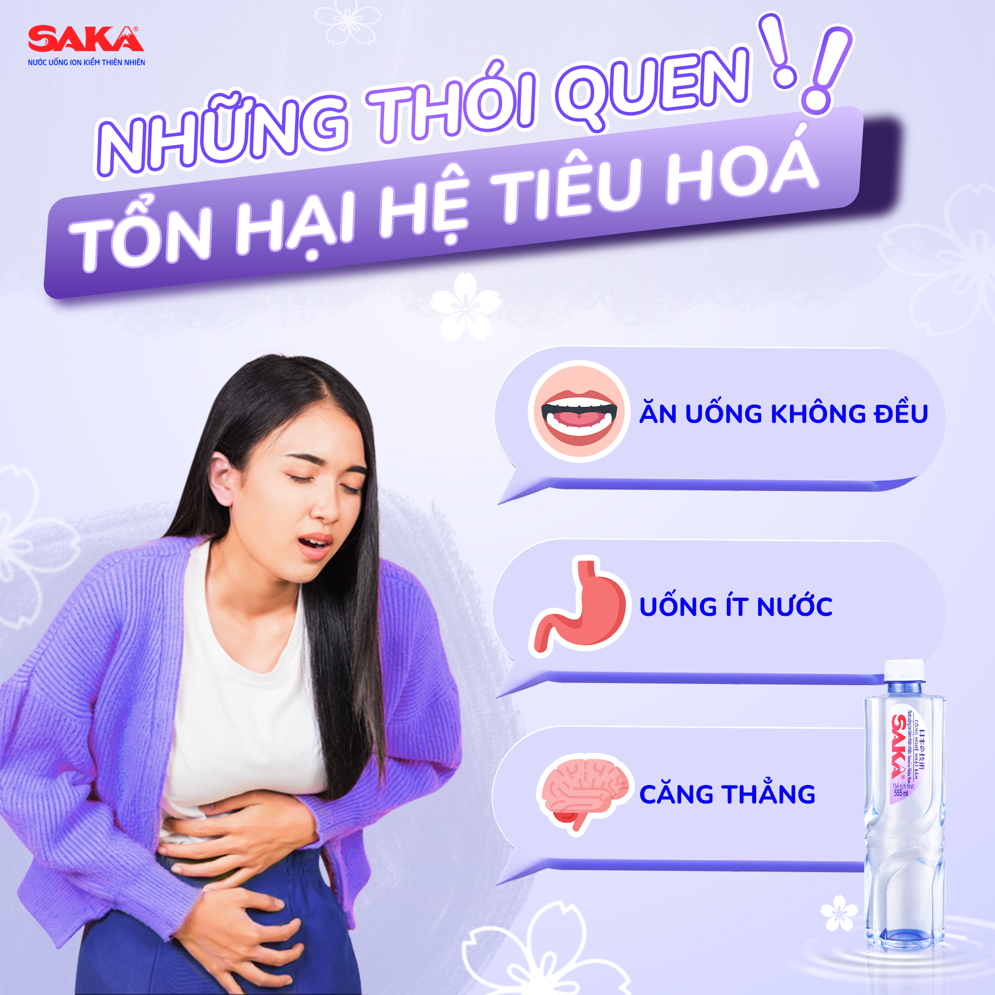 Thùng 24 Chai Nước Uống Ion Kiềm Đóng Chai Saka 355ml - Nước uống Detox với Công Nghệ Điện Phân Ion Kiềm Nhật Bản