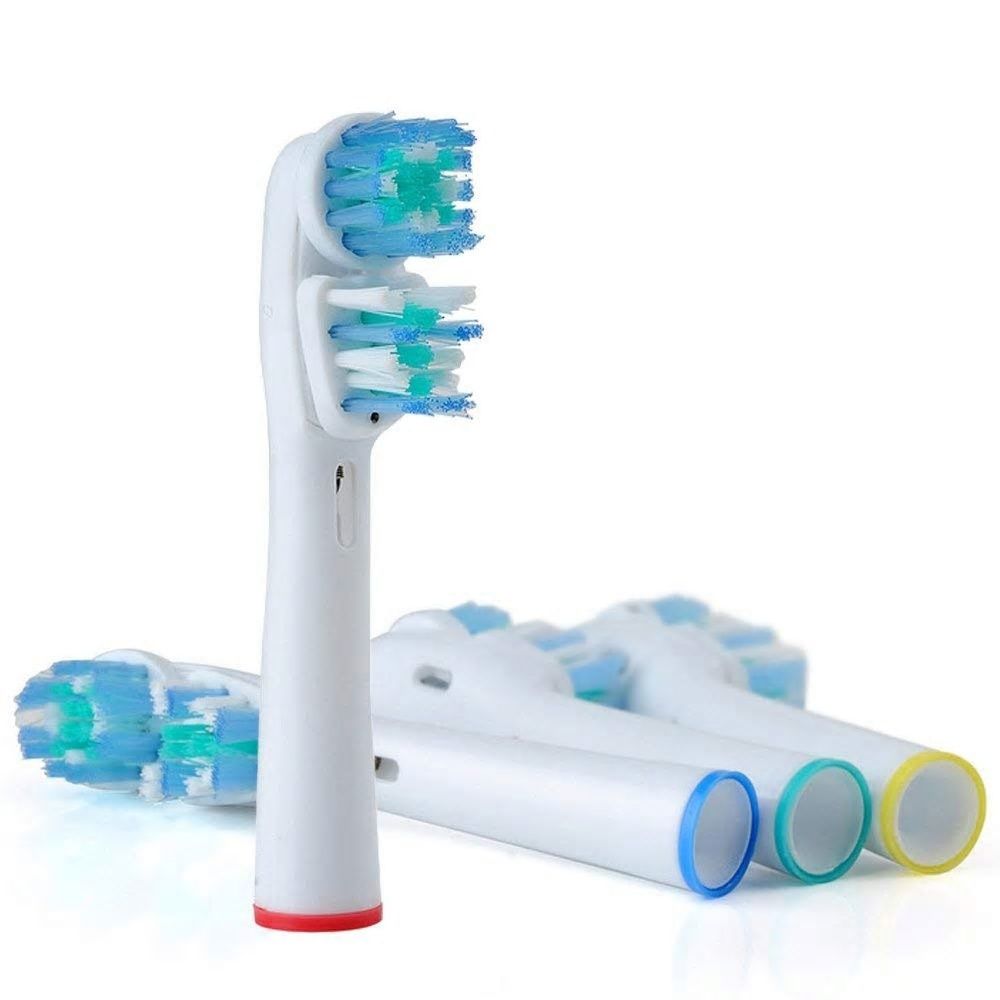 Bộ 4 đầu bàn chải đánh răng điện thay thế cho máy Braun Oral B - Precision,  FlossAction, Gum Care, Sensitive - đánh bật cao răng, răng nhạy cảm, chăm sóc nướu lợi