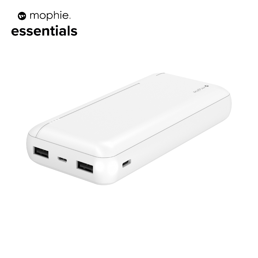 Sạc dự phòng Mophie Essentials 10.000mAh/20.000mAh 3.7V PD20W 2 USB-A 1 USB-C - Hàng chính hãng