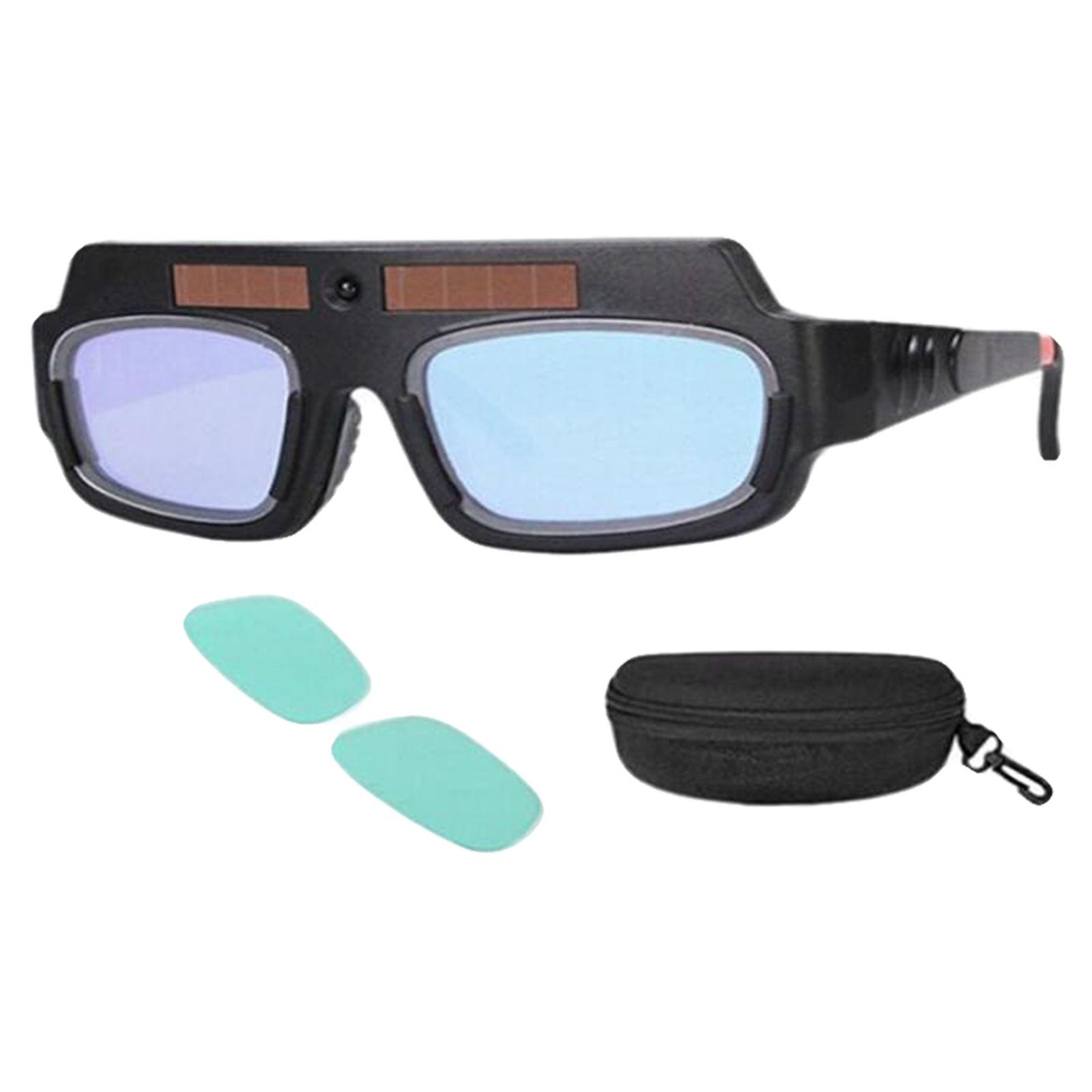 Auto Darkening Welding Goggles Eye Protection Solar Powered Welder Glasses