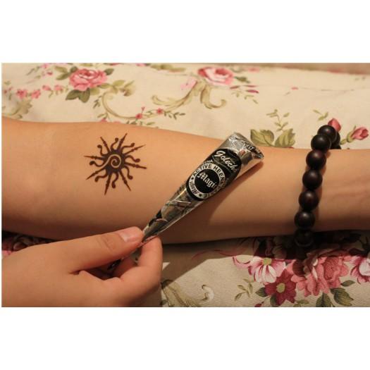 Mực henna đen golecha Ấn Độ 1 hộp 12 tuýp