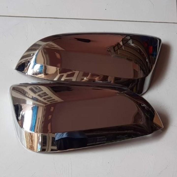 ỐP GƯƠNG CHIẾU HẬU MẠ CROM DÀNH CHO XE TOYOTA FORTUNER 2019 CAO CẤP