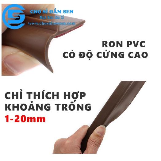 Ron, xốp chặn khe hở đa năng, Nẹp dán chân cửa chống côn trùng, bụi bẩn, giảm ồn