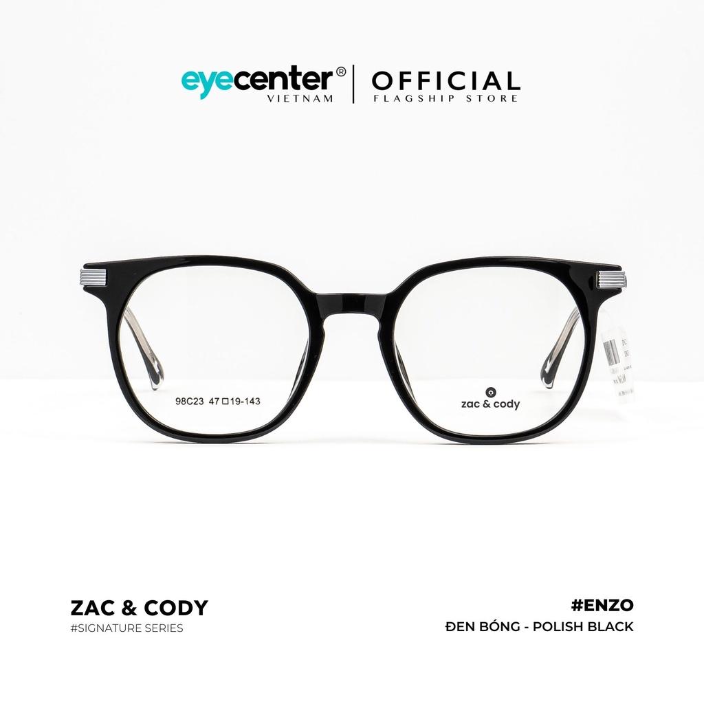 Gọng kính cận nam nữ A01-S chính hãng ENZO by ZAC CODY nhập khẩu Eye Center Vietnam