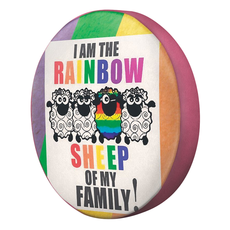Gối tròn I'am the Rainbow Sheep - GODT004
