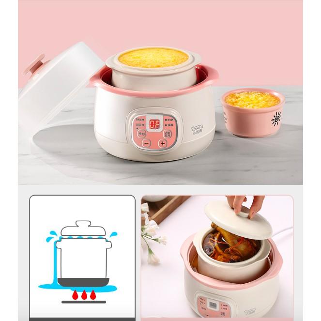 Nồi hâm nóng thức ăn đa năng 200w tặng kèm chén sứ hâm nóng - ShopToro - AsiaMart