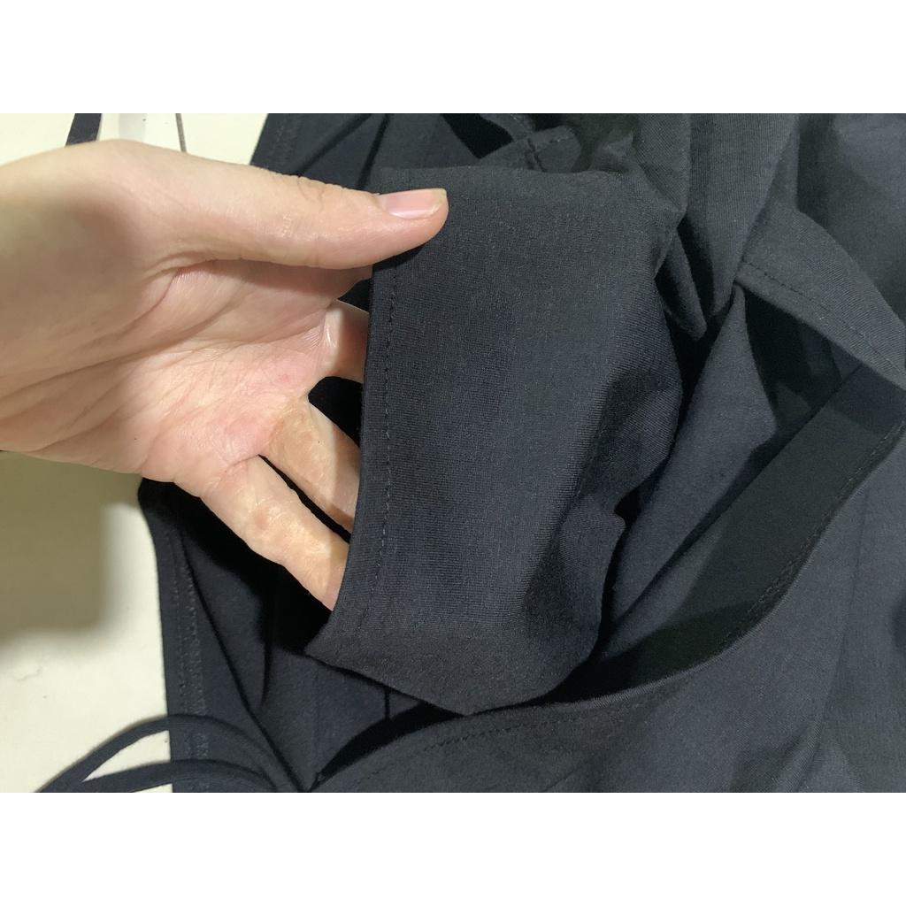 Chân váy nhún rút dây 2 bên vải thun cotton con giãn có quần lót trong