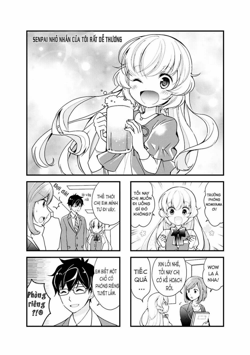 senpai nhỏ nhắn của tôi rất dễ thương chapter 5 2