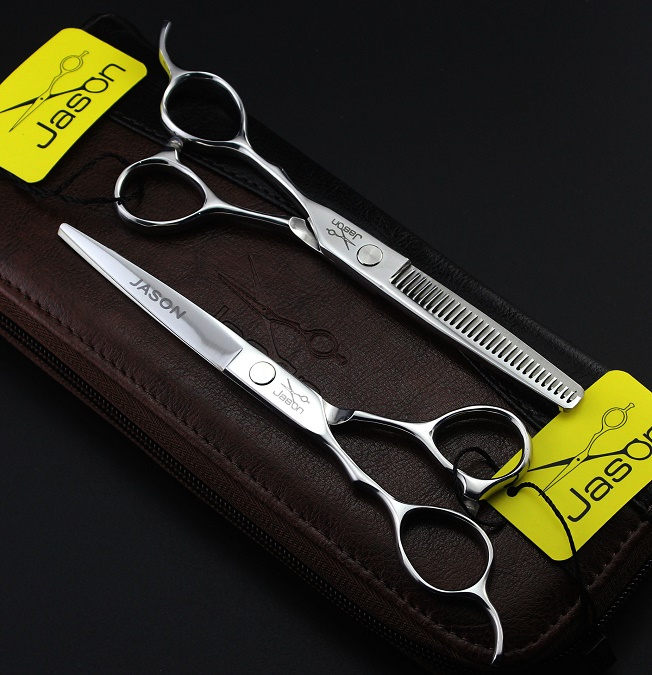 Bộ kéo cắt tóc tay trái Nhật Bản Ja Son - Kéo cắt tóc tay trái 6.0 inch cao cấp cho gia đình và Salon