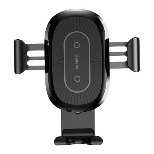 Đế điện thoại Wireless Charger Gravity Car Mount xoay 360 độ và điều chỉnh góc nhìn ( Đen) - Hàng chính hãng