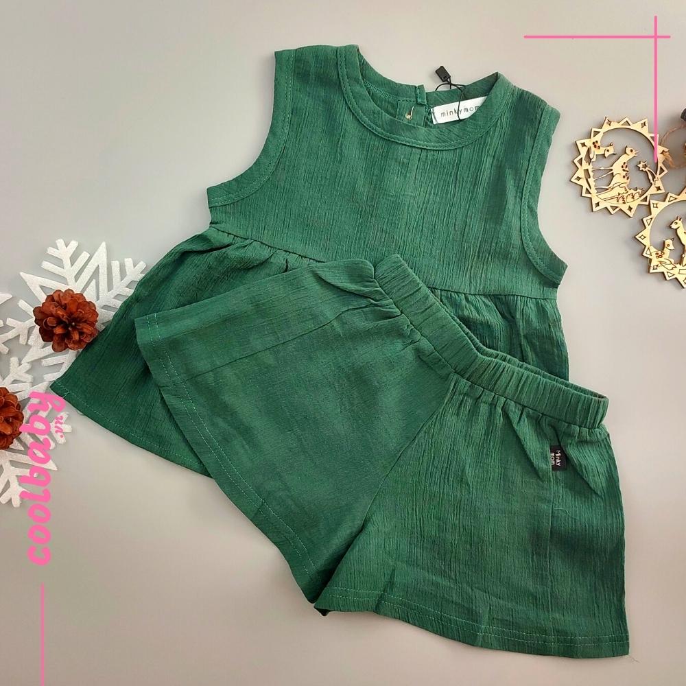 Bộ Đồ Dạo Chơi Minky Mom Sát Nách Chất Liệu Cotton Chính Hãng Quảng Châu Giá Tốt Nhất 2021