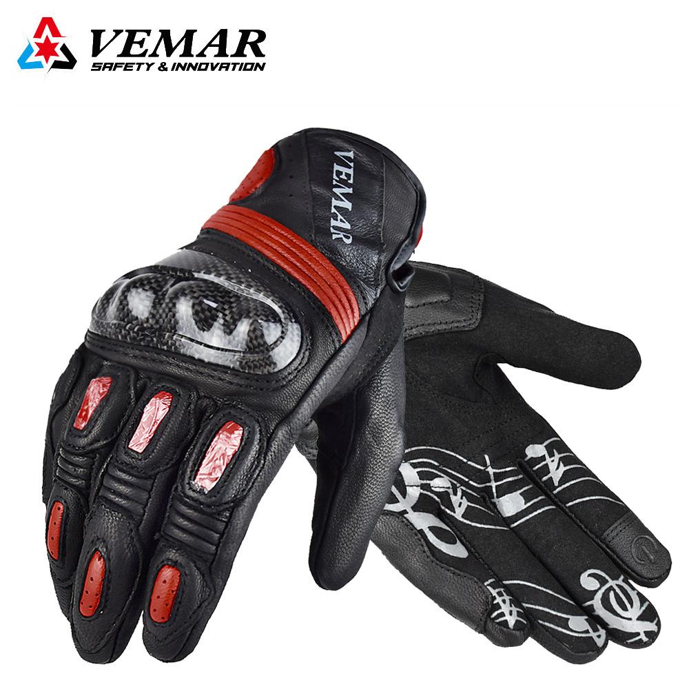 Phong cách mới nhất găng tay chống gió xe máy mới, găng tay bảo vệ bằng sợi carbon, chống rơi xe máy, thiết bị hiệp sĩ địa hình bốn mùa