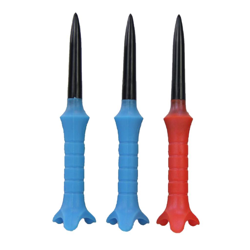 3 Pieces  Golf Tees Oriented Guide Rotatable Flex Tees Guide Tee