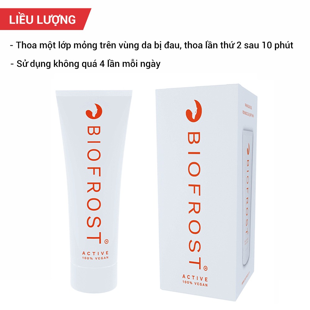 Gel bôi hỗ trợ giảm đau lạnh và nóng Biofrost Active GF001BF